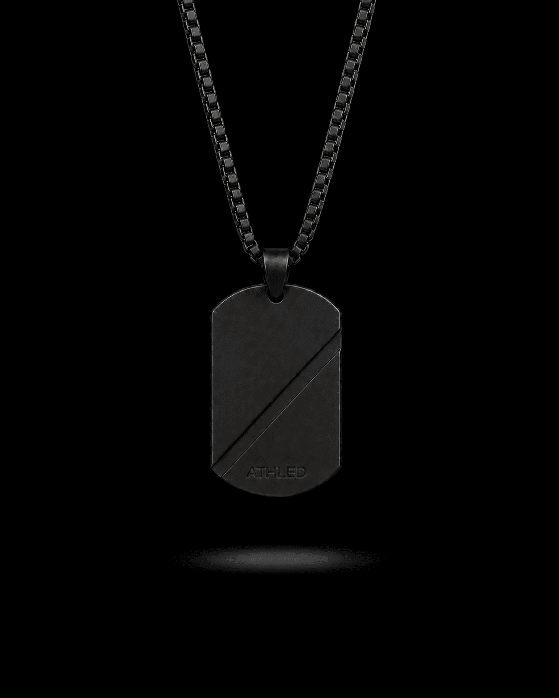 SLASH PLATE NECKLACE